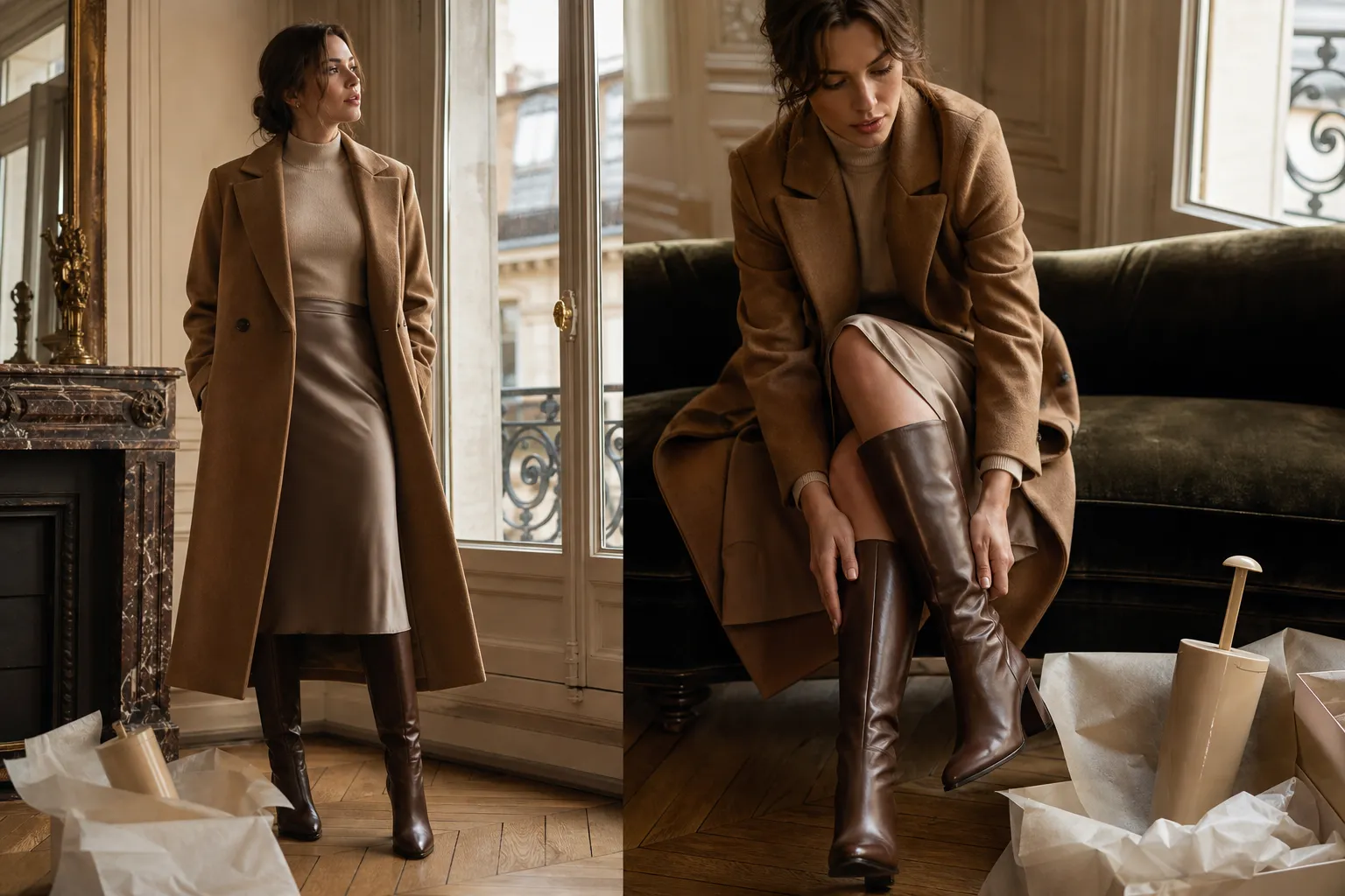 Bottes hautes qui plissent et se compriment au niveau du genou : pourquoi, et comment l'éviter