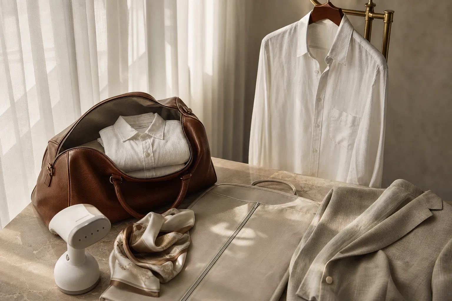 Chemise en lin qui se froisse pendant le trajet : pourquoi, et comment l'éviter