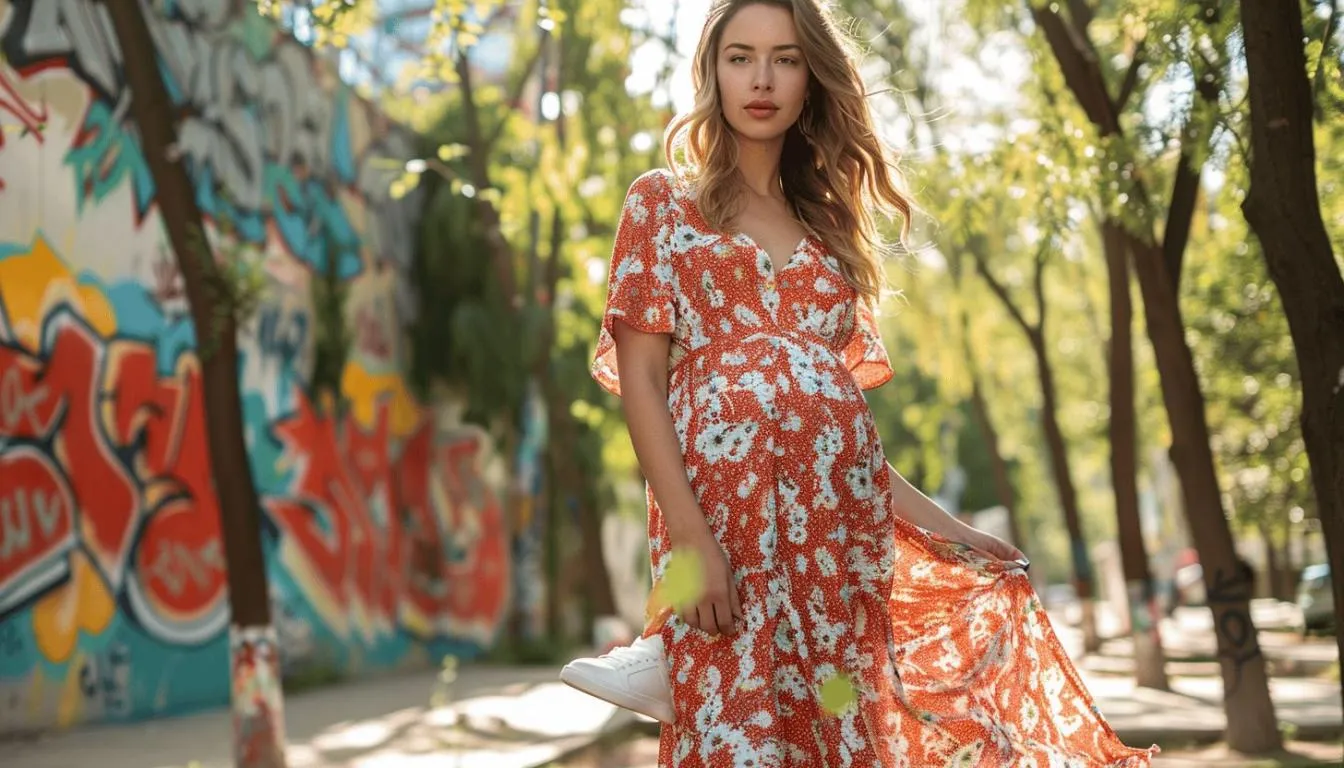 Guide pratique : Associer une robe longue avec des baskets pour un look tendance