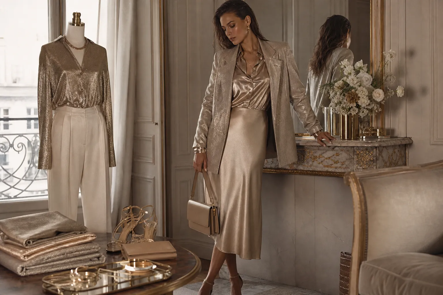 Guide pratique : Comment intégrer des vêtements métalliques dans votre garde-robe ?