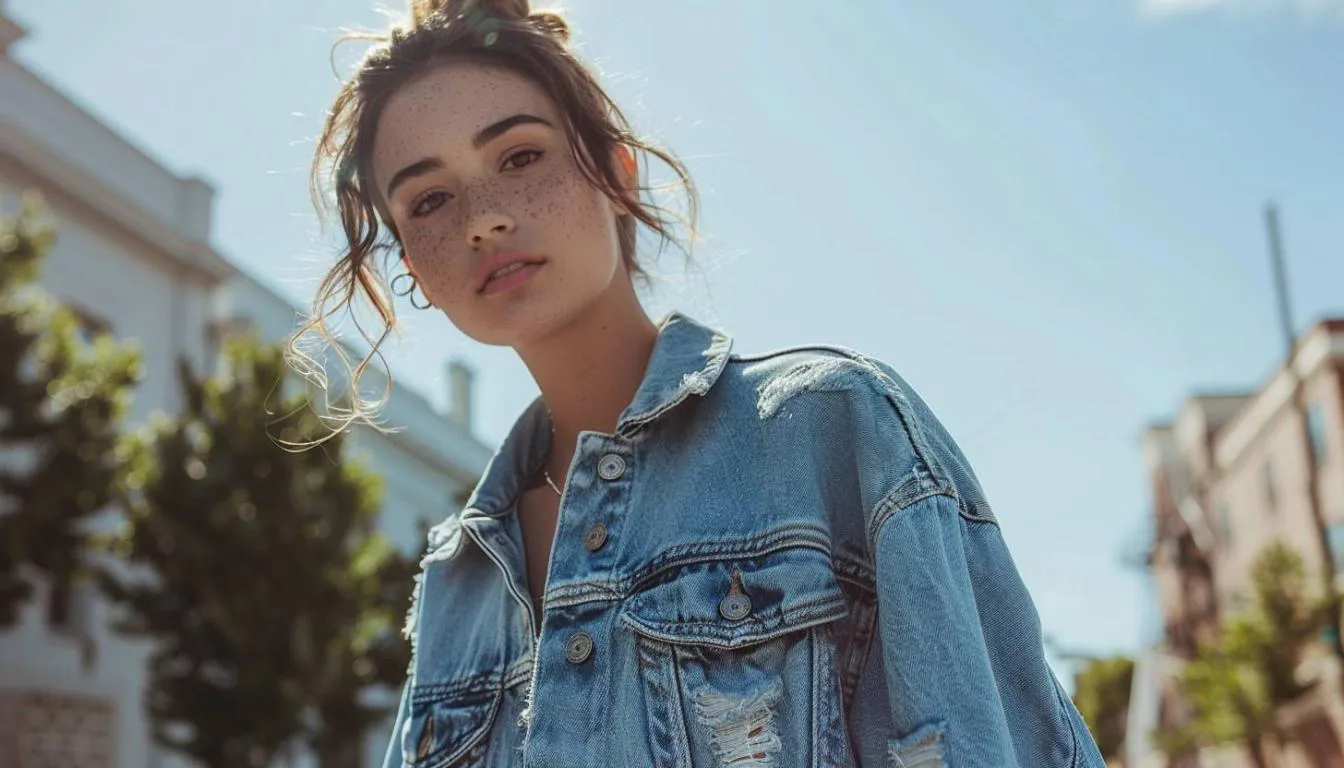 Guide pratique : Maîtriser l&rsquo;art du port de la veste en jean oversize