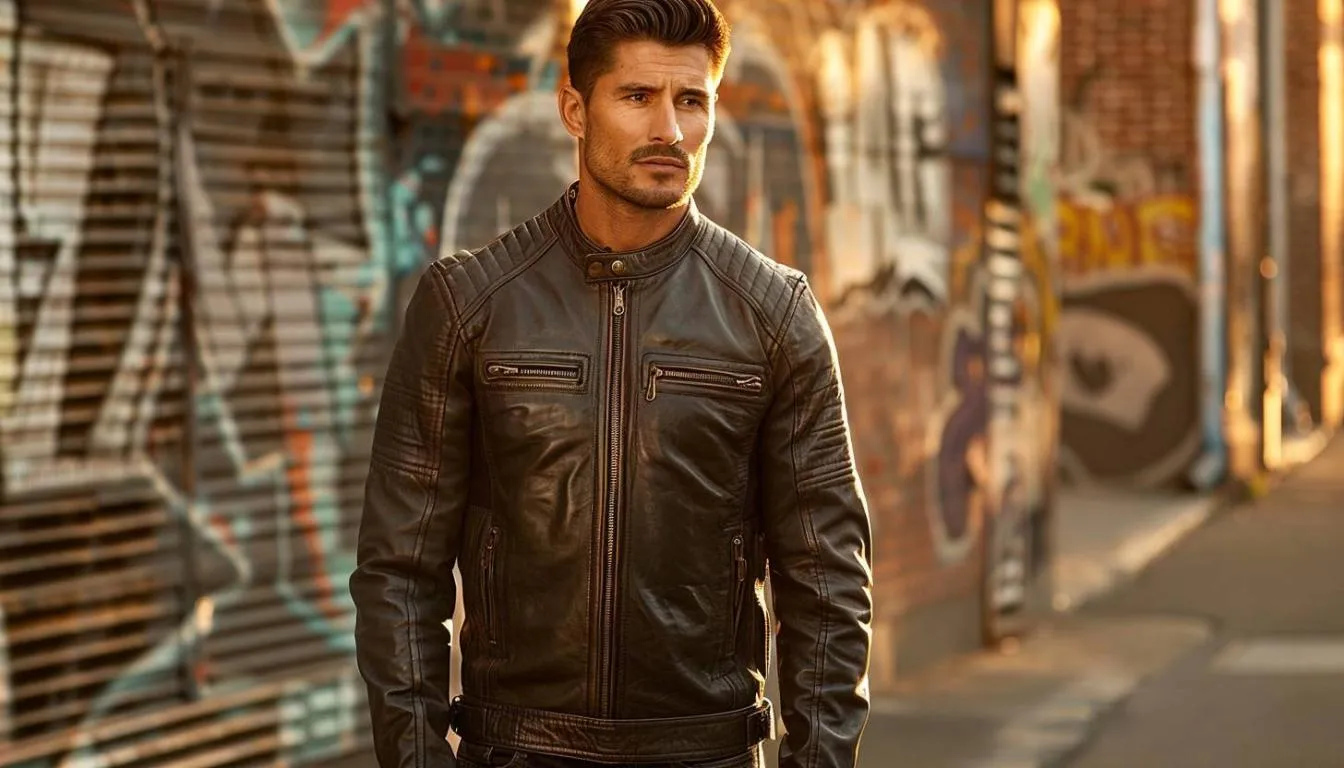 Guide pratique pour bien porter une veste en cuir pour homme