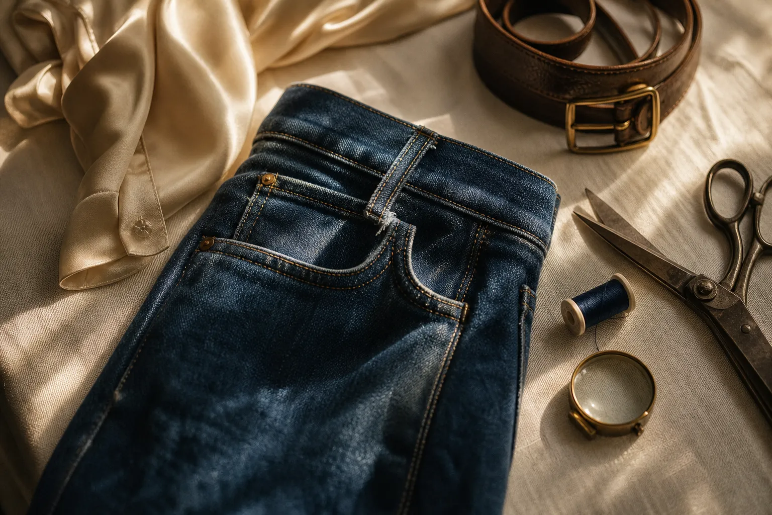 Jean dont le passant de ceinture se déchire et casse : pourquoi, et comment l'éviter