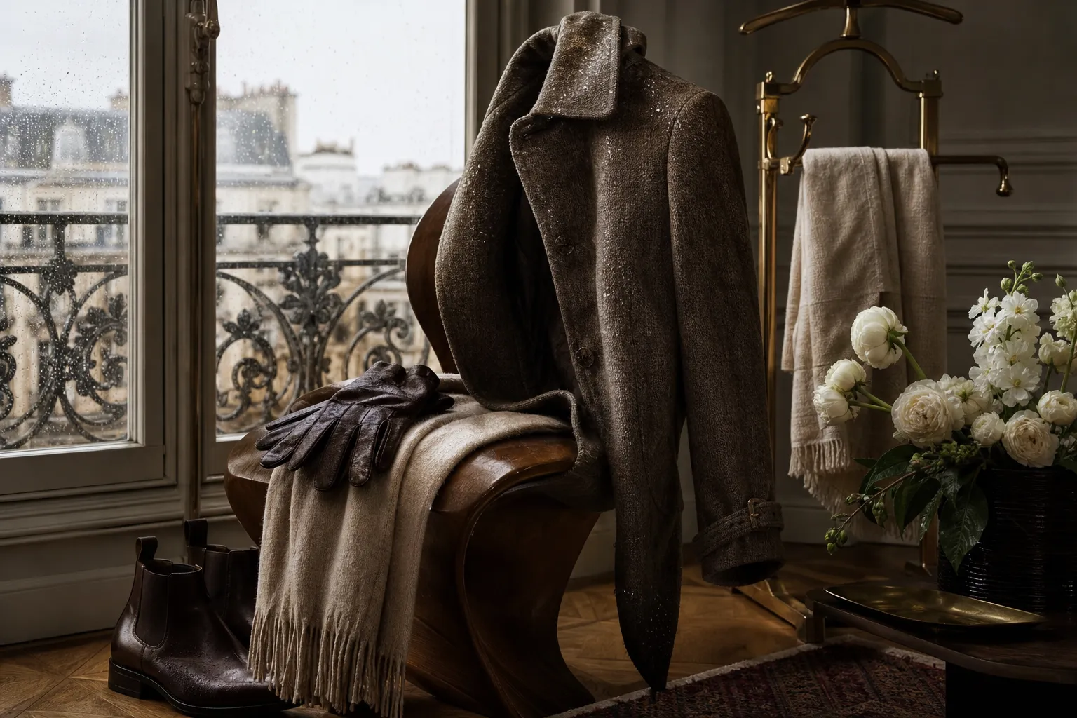 Manteau en laine qui sent le mouillé après la pluie : pourquoi, et comment l'éviter