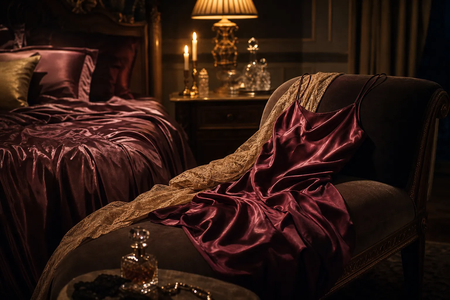Nuisette en satin qui glisse et se froisse pendant la nuit : pourquoi, et comment l'éviter