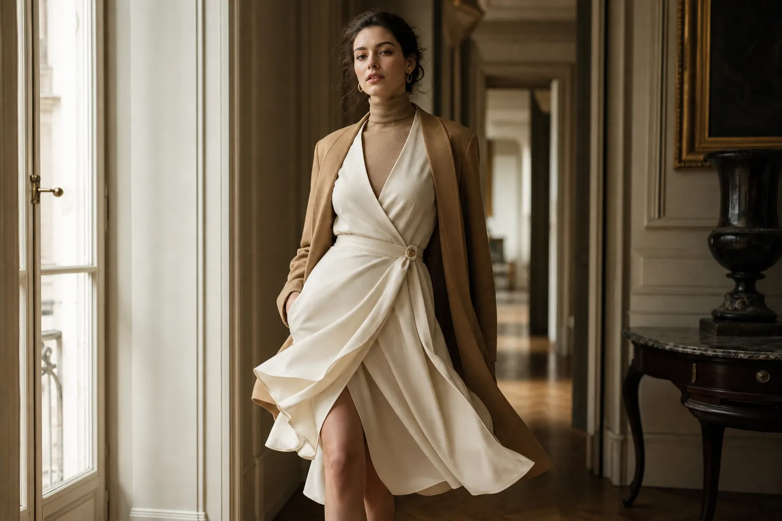 Robe portefeuille qui s'ouvre en marchant : pourquoi, et comment l'empêcher